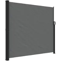 vidaXL Windscherm uittrekbaar 180x500 cm antracietkleurig