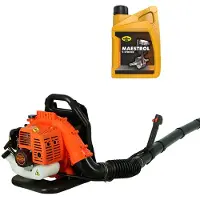 Kibani Bladblazer 42.7 cc / 1.7 pk - Incl. 2T Olie - Luchtsnelheid 252 km/h - 1250W - Ruggedrager - Bladblazers