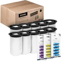 SQOON Stofzuigerzakken Geschikt voor Numatic Henry Quick / Hetty Quick / NQ Quick – Set van 10x Stofzuigerzakken gelijk aan 915744, 915269 + 15x Geursticks