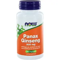 Now Panax ginseng 500mg (100 vegicaps)