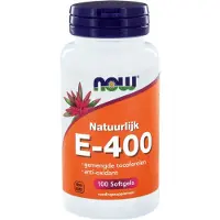 Now Vitamine E-400 gemengde tocoferolen (100 softgels)