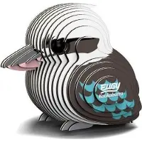 Eugy 3D Puzzel - Kookaburra - Vogels - Duurzaam - Verzamel Ze Allemaal - 6 Jaar