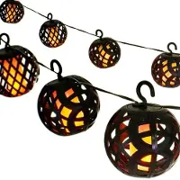 Westfalia Zonne-lichtslinger 'Feuerball' vlam-effect 4,5m solar LED