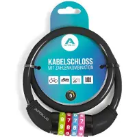 3 S Kinderfietsenslot - ook voor scooters en loopfietsen - eenvoudig cijferslot voor kinderen, licht en veilig, scooterslot met code, zonder sleutel, ideaal scooter- & fietsaccessoire