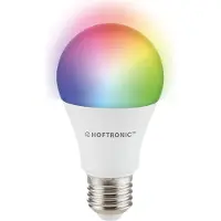 HOFTRONIC™ E27 SMART LED Lamp RGBWW Wifi & Bluetooth 10 Watt 806lm Dimbaar via App