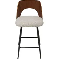 Signature Barkruk in beige stof l45 cm austin