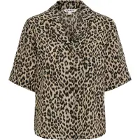 ONLY Blouse 'ONLEMMIA' beige / lichtbruin / zwart