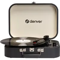 Denver Platenspeler - Ingebouwde Speakers en Versterker - Incl. PC Software - Auto-stop - Retro - VPL130