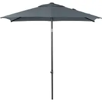 Intratuin Parasol Balcony Grijs 80+UV 212 X 151 Cm