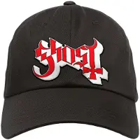 Ghost Cap - Metal-Kids - Logo - voor Kinderen - zwart - Maat M
