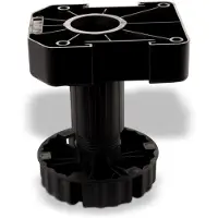 Sotech 5 x Set van 4 meubelpoten zwart met sokkelhoogte 110 mm