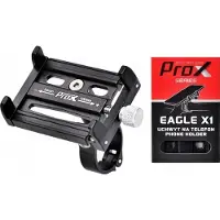 ProX Eagle X1 Serie - Aluminium Telefoonhouder - Voor Fietsstuur - Verstelbaar - Stabiele Montage