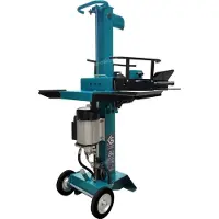 Könner&Sohnen KS 8THE V 55/40, Elektrische houtklover, 8 ton, 55 cm, 44 cm, 2,9 liter, Zwart, Turquoise
