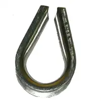 Cofan Din 6899 A M4 Rope Thimble 100 Units Zilver