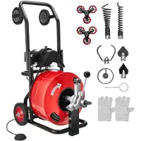 Vevor pijpreinigingsmachine φ19 mm x 30 m