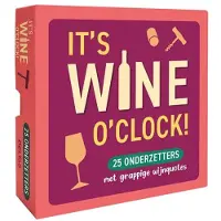 Zuidnederlandse Uitgeverij (ZNU) It's WINE o'clock! - 25 onderzetters