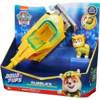 Spin Master Aqua Pups - Transformerend Hammerhead Shark-voertuig met Rubble-Speelfiguur