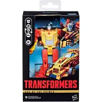 Hasbro Transformers Age of the Primes Deluxe Class Actiefiguur Targetmaster Sureshot, 14 cm
