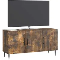 vidaXL TV Kast Gerookt eiken 99 x 34,5 x 50 cm Bewerkt hout