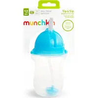 Munchkin Drinkbeker Click Lock Tip & Sip Straw Cup Big Blue