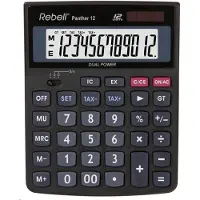 Rebell calculator - PANTHER 12BX - zwart - RE-PANTHER12BX