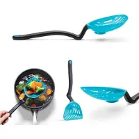Dreamfarm - Lestrain Lepel met Vergiet - Kunststof - Blauw -