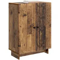 vidaXL Dressoir Oud hout 66 x 34,5 x 90 cm Bewerkt hout