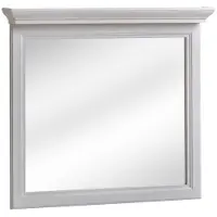 Meublorama Spiegel badkamer wit 76x76 cm dik frame 11 cm design