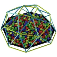 Tp Toys klimrek metal dome tp550 speeltoestel voor in de tuin