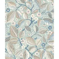 Boråstapeter Vliesbehang 7785 - Adorn - Botanisch Blauw - 53cm x 10.05m