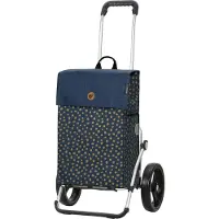 Andersen Shopper Shopper donkerblauw / mosterd