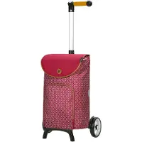 Andersen Shopper Shopper 'Unus ' bruin / rood / wit