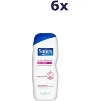 Sanex 6x douchegel Dermo Micellar No Soap 600ml