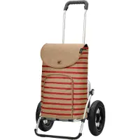 Andersen Shopper Trolley 'Eske' brokaat / rood