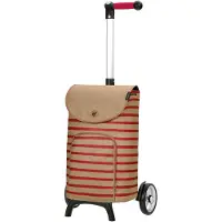 Andersen Shopper Shopper 'Fun Eske' bruin / rood