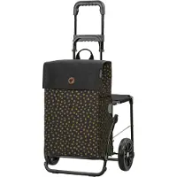 Andersen Shopper Trolley 'Komfort' bruin / zwart