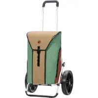 Andersen Shopper Shopper beige / pastelgroen / watermeloen rood