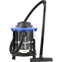 GEKO Industriële stofzuiger - nat en droog - 20L - 1250W - roestvrij staal