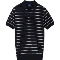 Baileys Polo heren Blauw Polo knitted SS Polo Collar b 615777/60