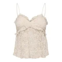 ONLY Top 'ONLALBINA' beige