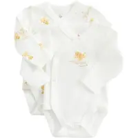 Cool Club Rompertje/body donkerbeige / lichtbruin / wit