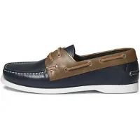 Aigle Mocassins 'New Nubil' marine / bruin