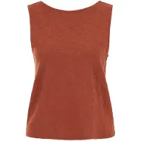 We fashion Top roestbruin