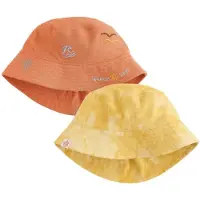 Next Hoed lichtblauw / geel / safraan / oranje