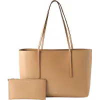 Calvin Klein Shopper 'Foil Logo Tote With' lichtbruin