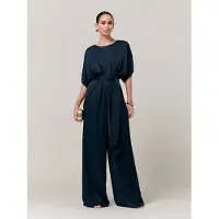 SAVEL Jumpsuit 'Mona' donkerblauw