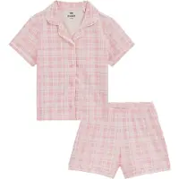 We fashion Nachtkledij rosa / wit