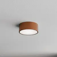TEMAR LIGHTING Plafondlamp Cleo, dimbaar, koper, Badkamer, metaal, Plafondlamp badkamer