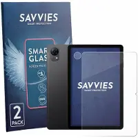 Savvies 2 Stuks Screenprotector - geschikt voor Doogee Tab G5 (Voor+Camera) - beschermfolie glas transparant
