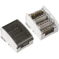 Pawbol Serie - Remblokken - 4x7 Klemmen - Voor TH35 Rail